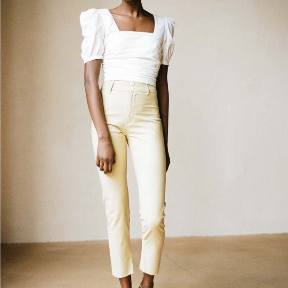 Maria Stanley slim Luna pants ginger